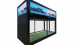 Scube361 Eventcontainer - Showroom mit LED Attika