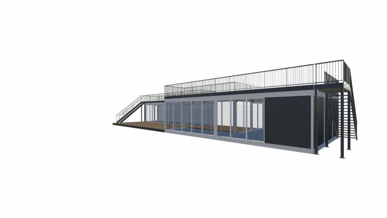 Eventcontainer Viewbox - PREFAB 40 - Vorne Rechts Eventcontainer Viewbox - PREFAB 40 - Screenshot - Vorne Rechts