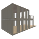 Holzmodule / Holzmodule Woodline - PREFAB 216 - Hinten Links Holzmodule / Holzmodule Woodline - PREFAB 216 - Screenshot - Hinten Links