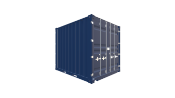 10 Fuß DD Container - Vorne Rechts Screenshot - Vorne Rechts