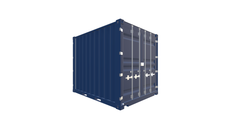 Seecontainer / Seecontainer 10 Fuß DD Container - Screenshot - Vorne Rechts
