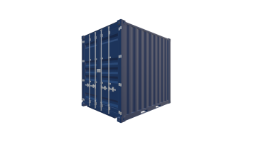 10 Fuß HighCube Container - Vorne Rechts Screenshot - Vorne Rechts