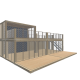 Holzmodule / Holzmodule Woodline - PREFAB 218 - Vorne Links Holzmodule / Holzmodule Woodline - PREFAB 218 - Screenshot - Vorne Links