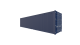 Seecontainer 40 Fuß HighCube DD Container - Screenshot - Hinten Links