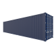 Seecontainer 40 Fuß HighCube DD Container - Hinten Links Seecontainer 40 Fuß HighCube DD Container - Screenshot - Hinten Links