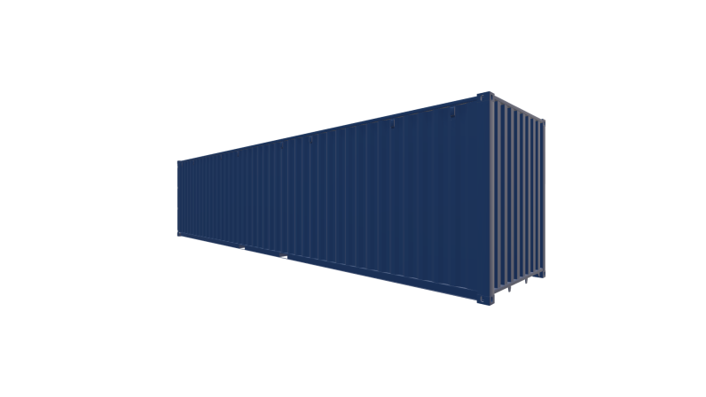 Seecontainer 40 Fuß HighCube Container - Screenshot - Vorne Rechts
