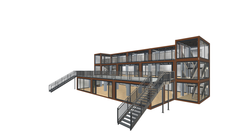 Eventcontainer Vario-Line | PREFAB 89 - Screenshot - Vorne Rechts
