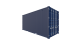 Seecontainer 20 Fuß HighCube DD Container - Screenshot - Hinten Links