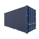 Seecontainer 20 Fuß HighCube DD Container - Hinten Links Seecontainer 20 Fuß HighCube DD Container - Screenshot - Hinten Links