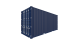 Seecontainer 20 Fuß HighCube DD Container - Screenshot - Hinten Rechts