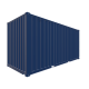 Seecontainer 20 Fuß HighCube Container - Vorne Links Seecontainer 20 Fuß HighCube Container - Screenshot - Vorne Links