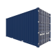 Seecontainer 20 Fuß HighCube Container - Vorne Rechts Seecontainer 20 Fuß HighCube Container - Screenshot - Vorne Rechts
