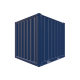 Seecontainer 8 Fuß Container - Vorne Links Seecontainer 8 Fuß Container - Screenshot - Vorne Links