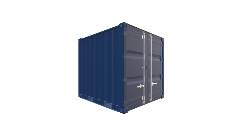 Seecontainer 8 Fuß Container - Screenshot - Vorne Rechts