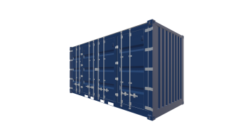 20 Fuß HighCube OpenSide Container - Vorne Rechts Screenshot - Vorne Rechts