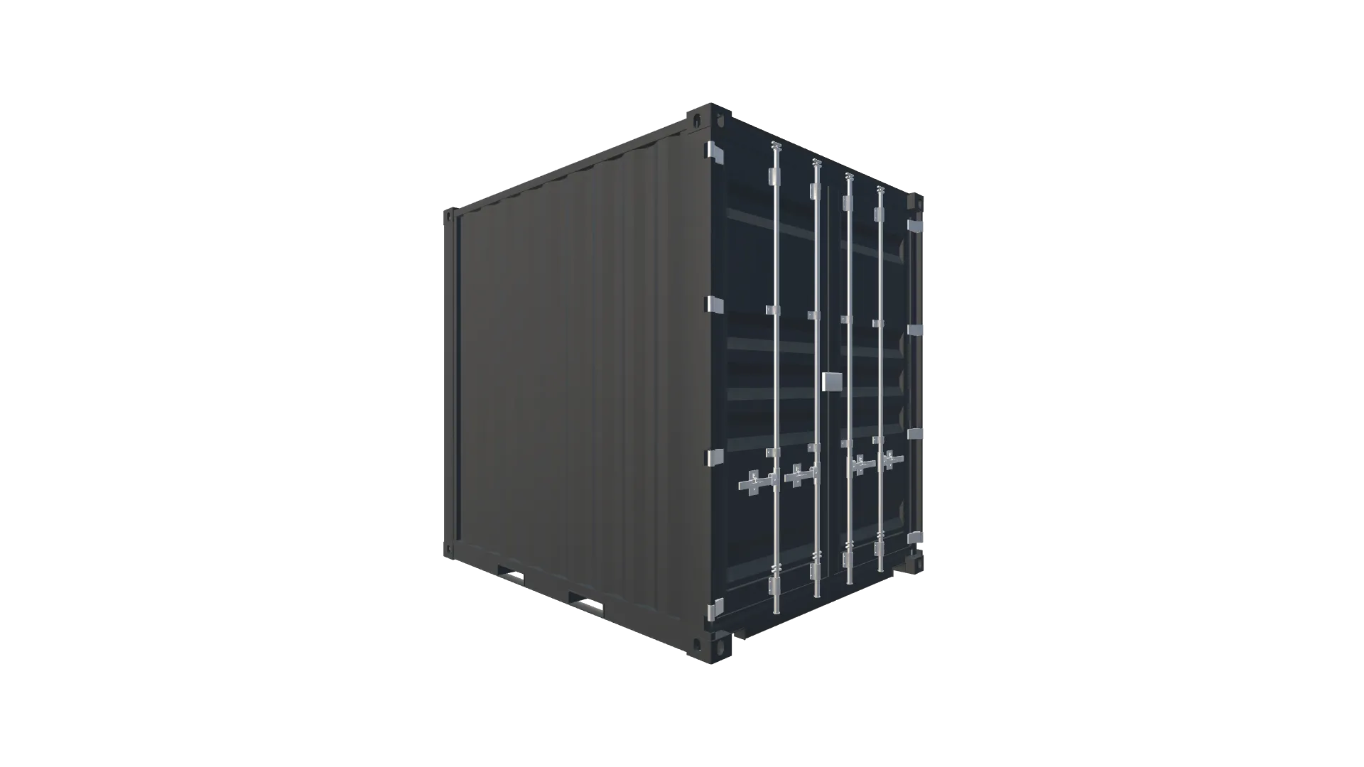 10 Fuß High Cube Container Screenshot - Hinten Links 10 Fuß High Cube Container Screenshot - Hinten Links