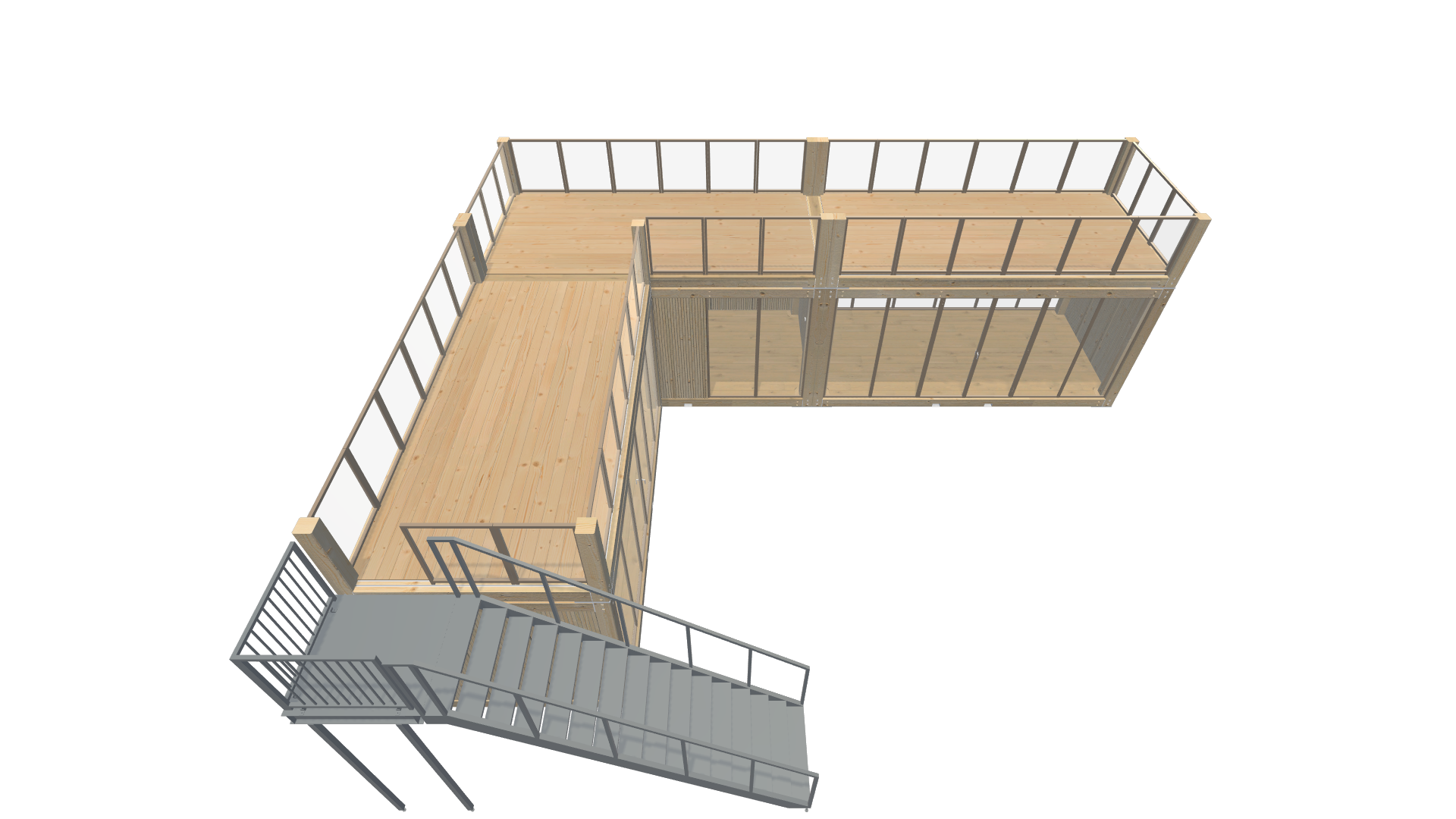 Woodline | Entwurf 230 Screenshot - Schräg Oben