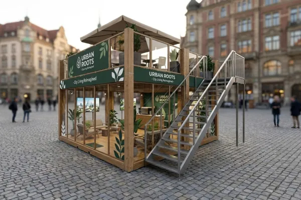 Roadshow Container Entwurf 203 - Foto Roadshow Container Entwurf 203 - Holzmodul