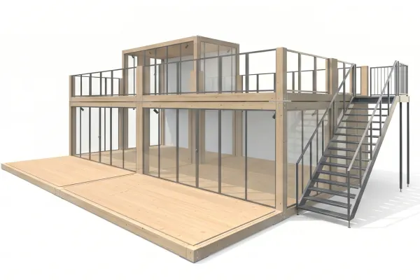 Woodline | Entwurf 218 - Foto Woodline | Entwurf 218 - Holzmodul