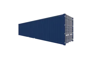 40 Fuß HighCube DD Container - Foto Screenshot - Vorne Rechts