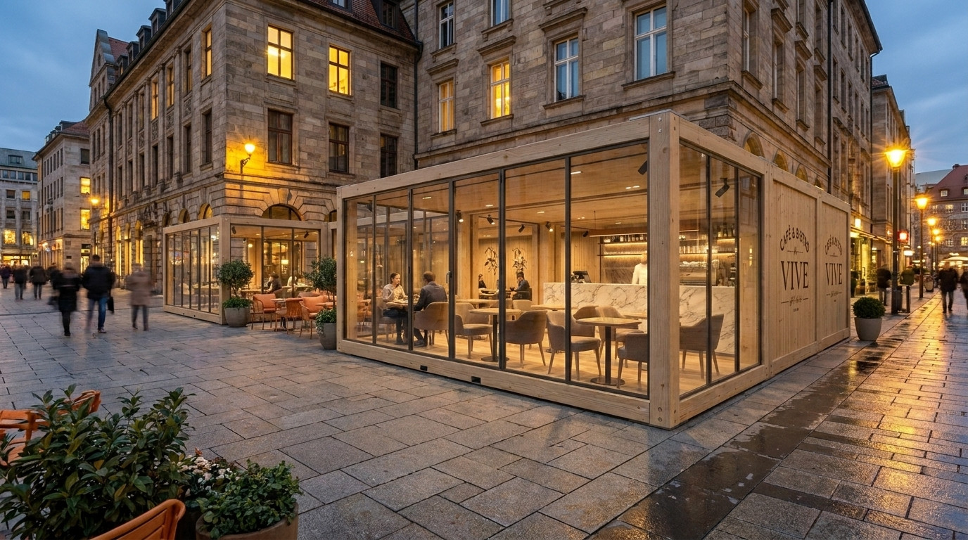 Pop-Up Restaurant - Eventcontainer - Gastronomiecontainer