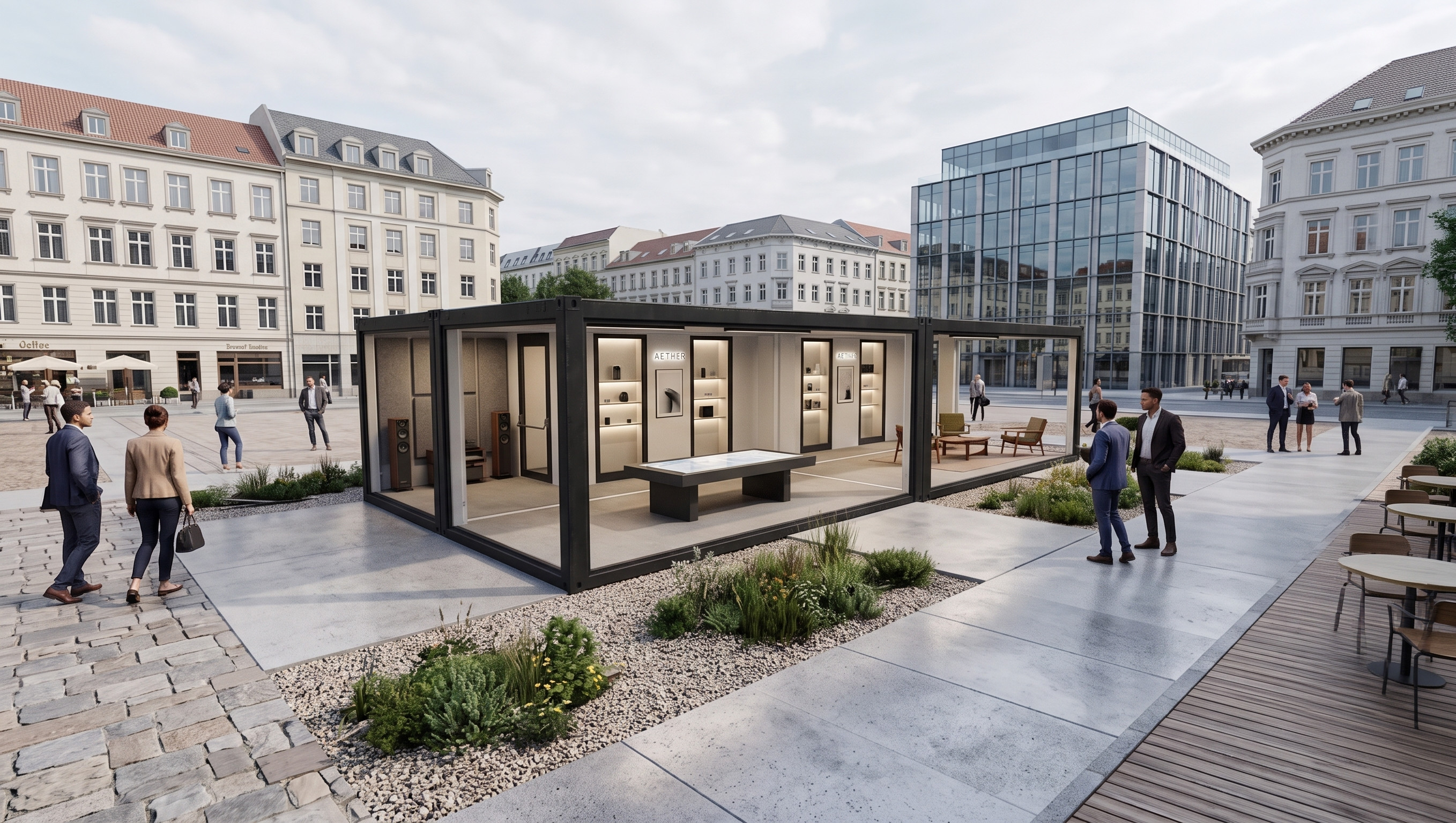 Offene Pop-Up Boutique