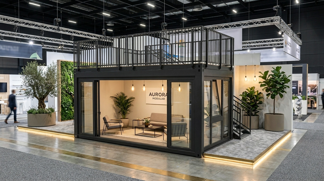 Messecontainer Entwurf 1