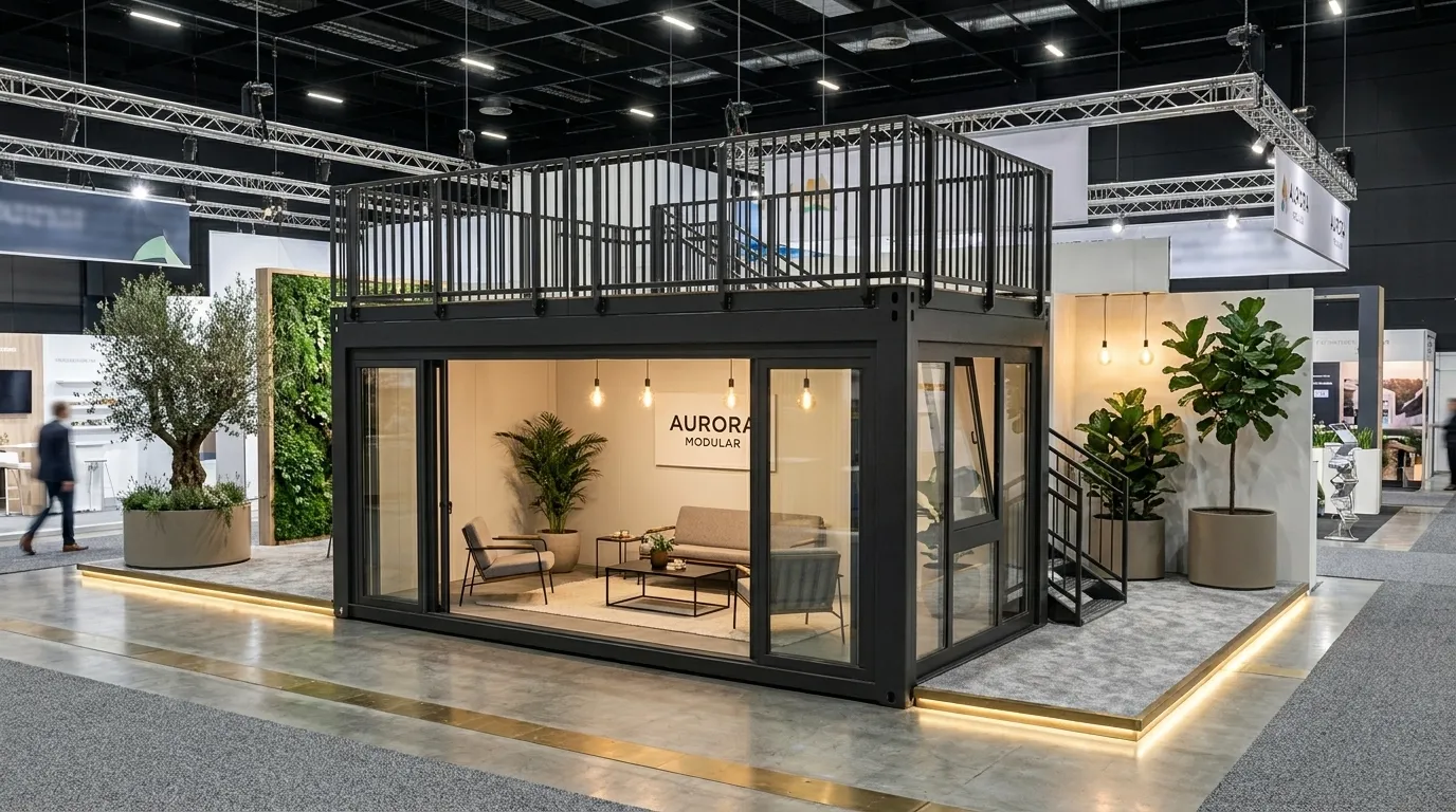 Messecontainer Entwurf 1