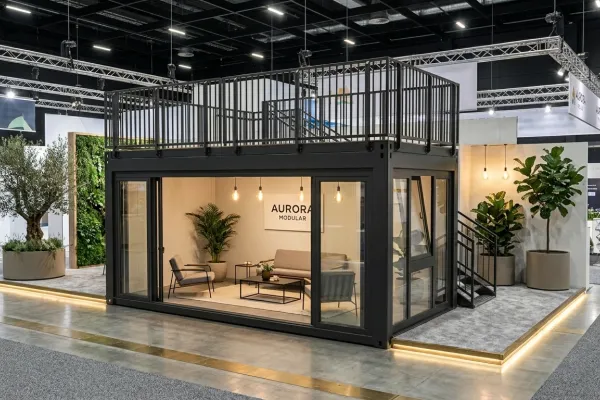 Messecontainer Entwurf 1 - Foto Messecontainer Entwurf 1