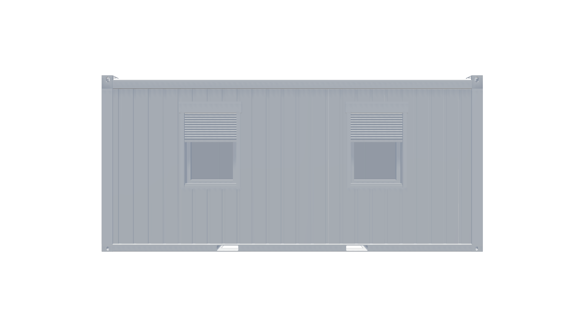 Classic Line Bürocontainer | 20' FR Screenshot - Frontal