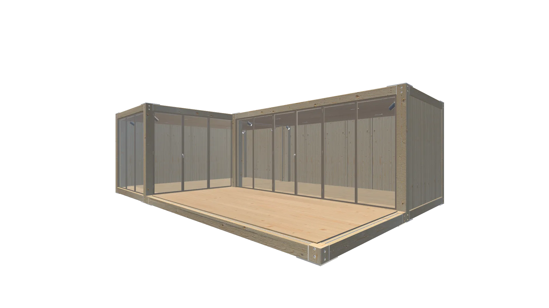 Messecontainer Entwurf 214 Screenshot - Vorne Rechts Messecontainer Entwurf 214 Screenshot - Vorne Rechts