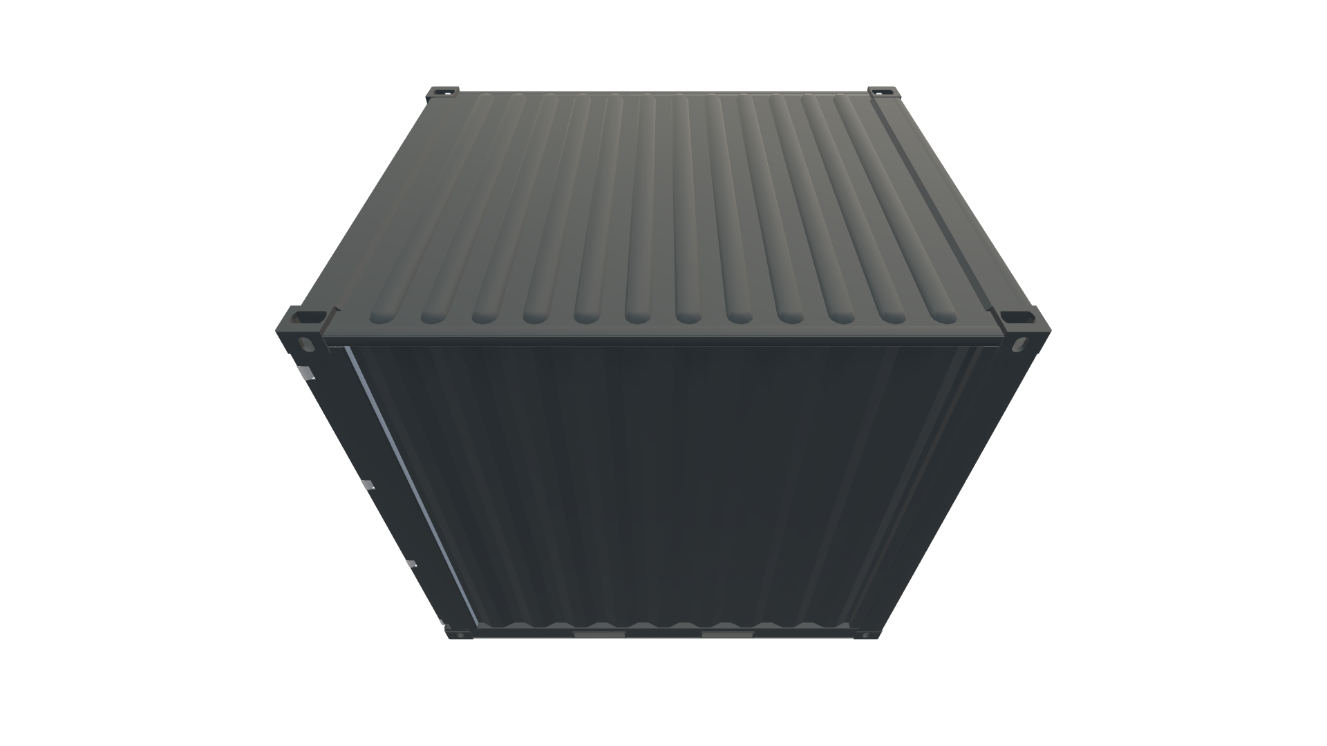 10 Fuß High Cube Container Screenshot - Schräg Oben