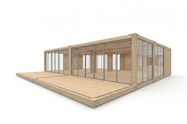 Woodline | Entwurf 205 - Foto Woodline | Entwurf 205 - Holzmodul