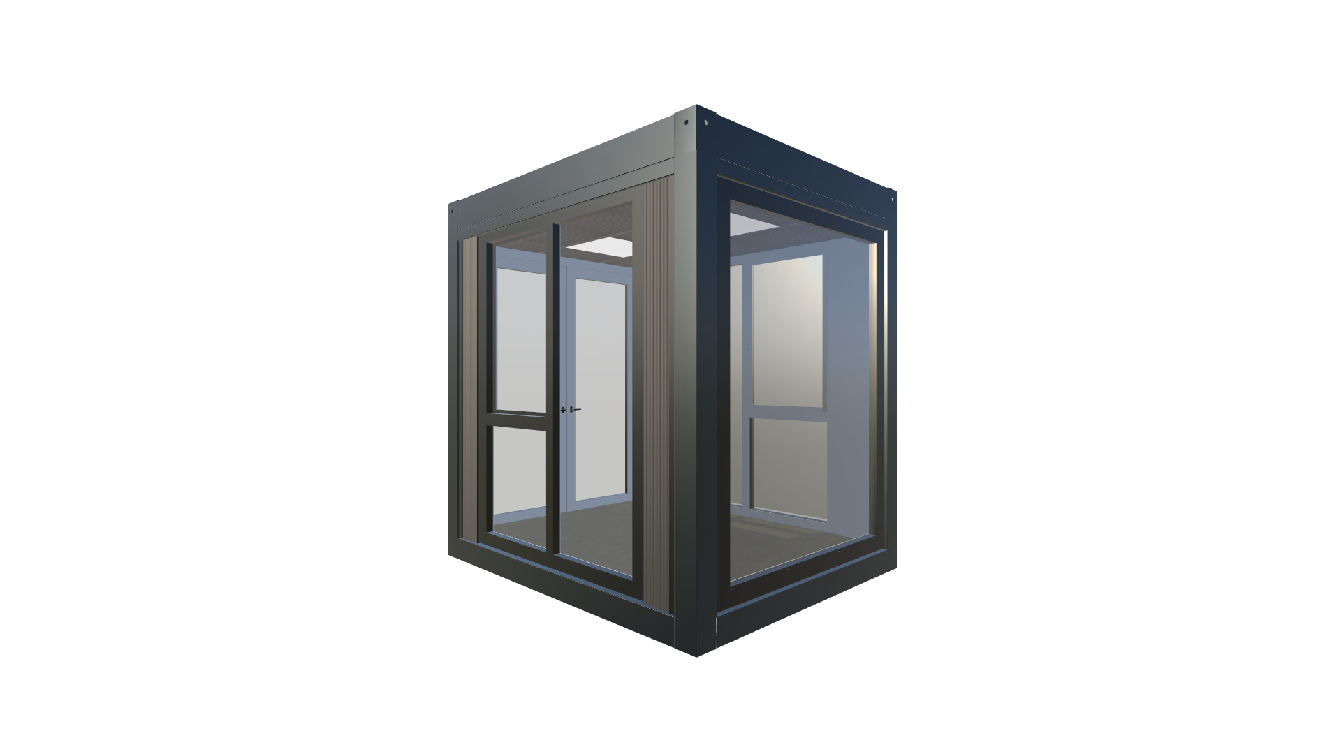 Bürocontainer Plus Line | Entwurf 10 Screenshot - Hinten Links