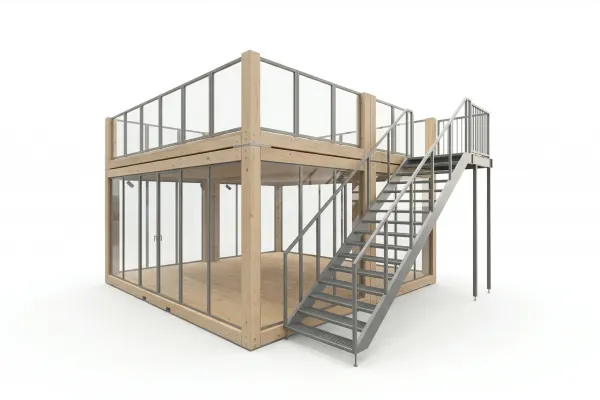 Woodline | Entwurf 203 - Foto Woodline | Entwurf 203 - Holzmodul