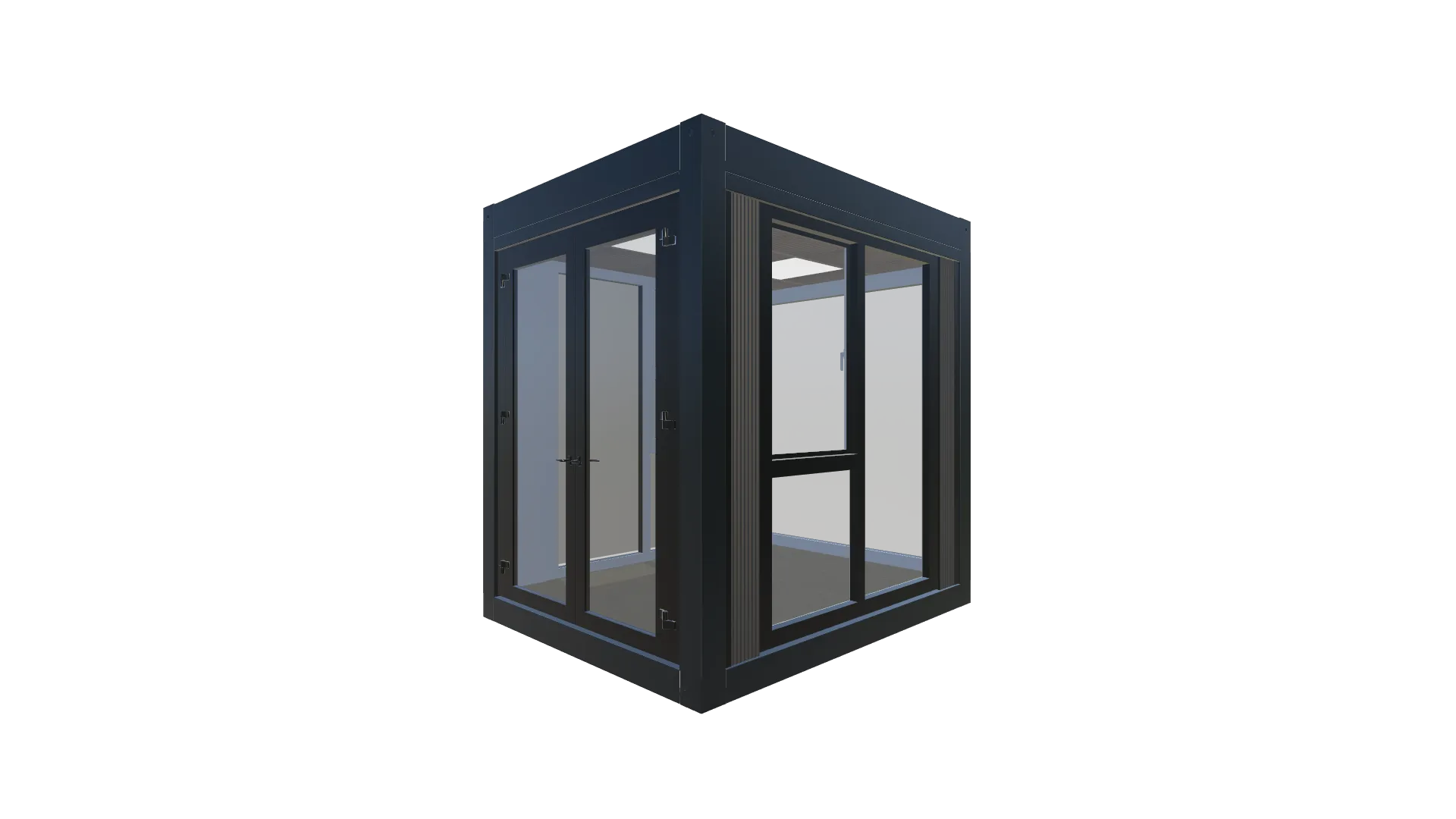 Bürocontainer Plus Line | Entwurf 10 Screenshot - Hinten Rechts Bürocontainer Plus Line | Entwurf 10 Screenshot - Hinten Rechts