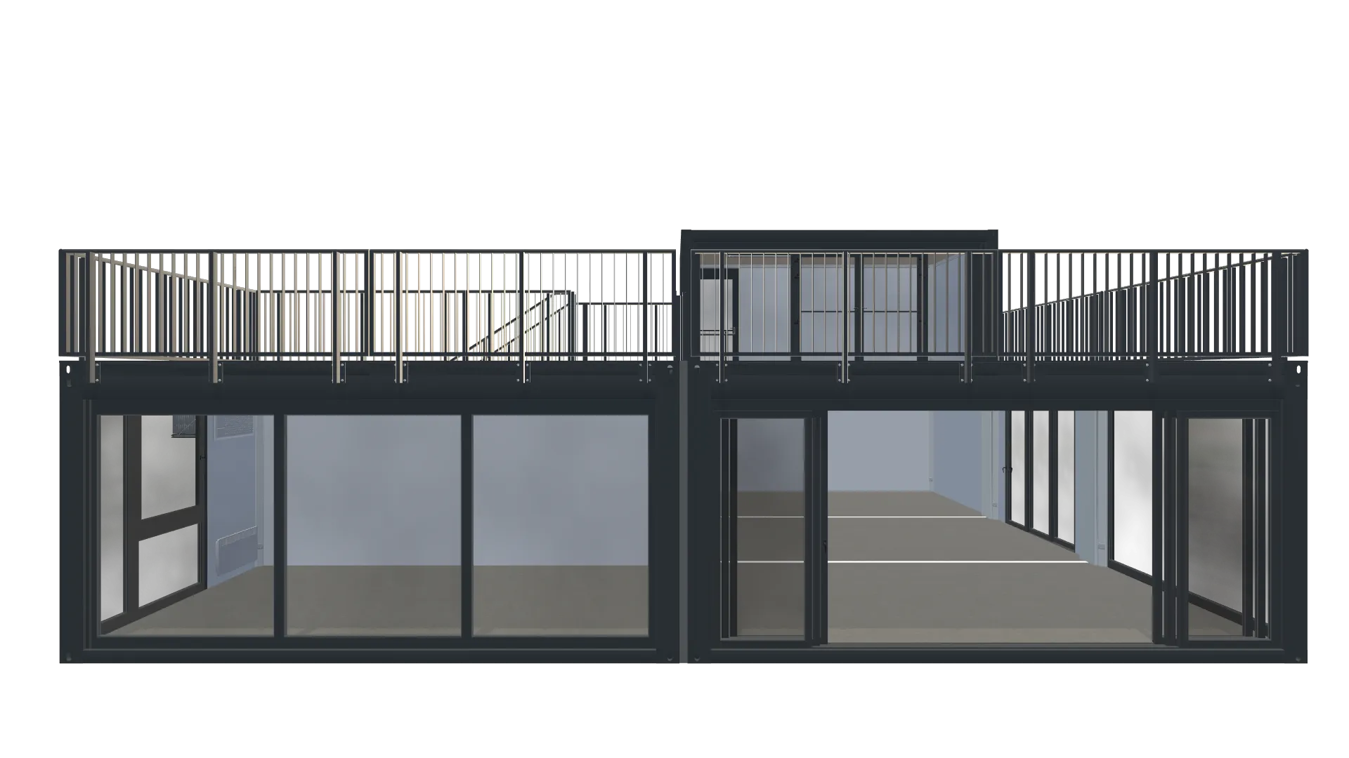 Pop-up Gastro – Doppelstock-Restaurant mit Dachterrasse Screenshot - Frontal Pop-up Gastro – Doppelstock-Restaurant mit Dachterrasse Screenshot - Frontal