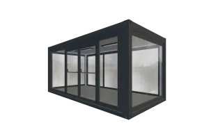 Vario Eventcontainer - PREFAB 6 - Foto Screenshot - Vorne Rechts