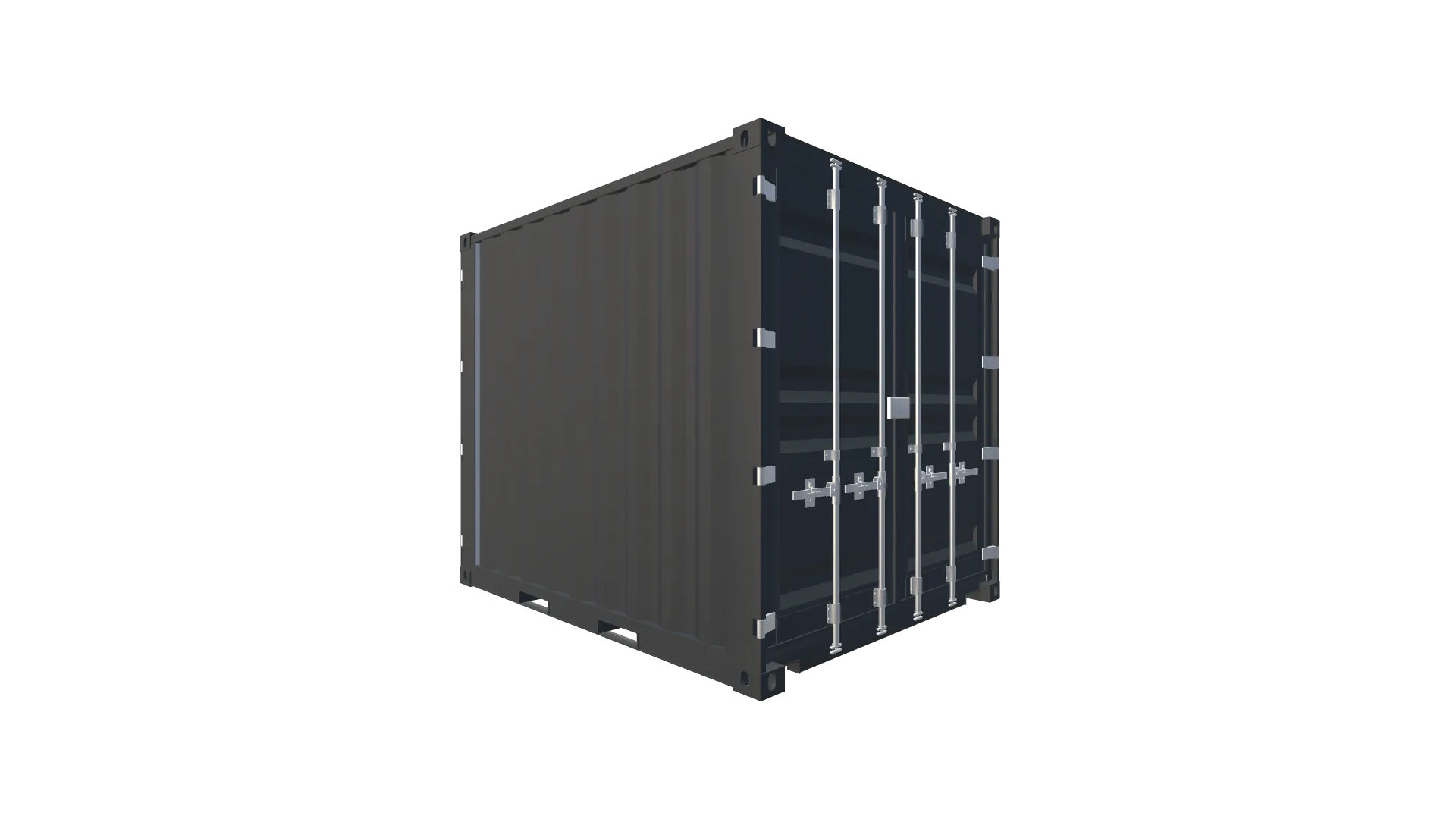 10 Fuß Double Door Container Screenshot - Hinten Links 10 Fuß Double Door Container Screenshot - Hinten Links