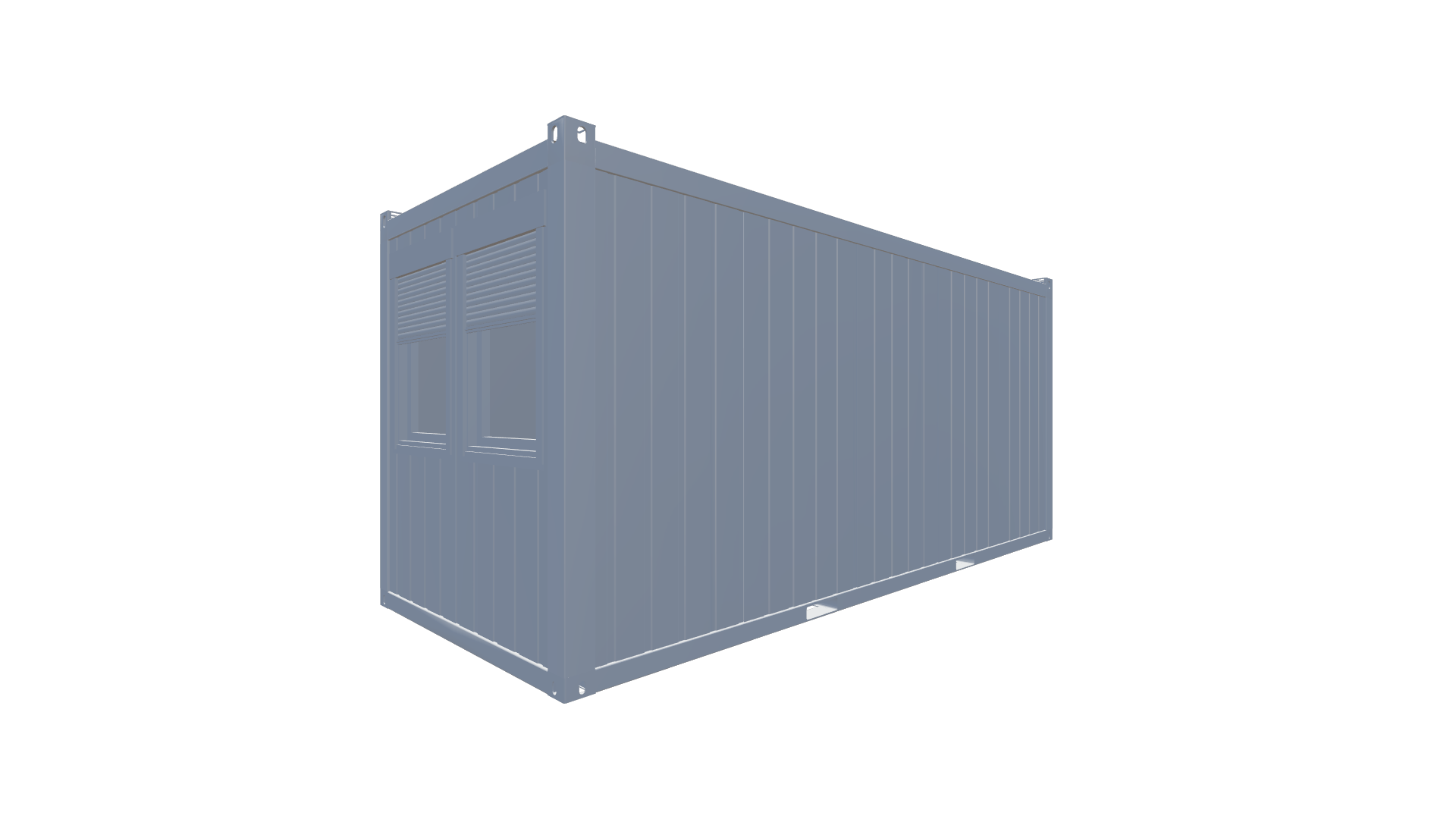 Classic Line Bürocontainer Screenshot - Hinten Rechts