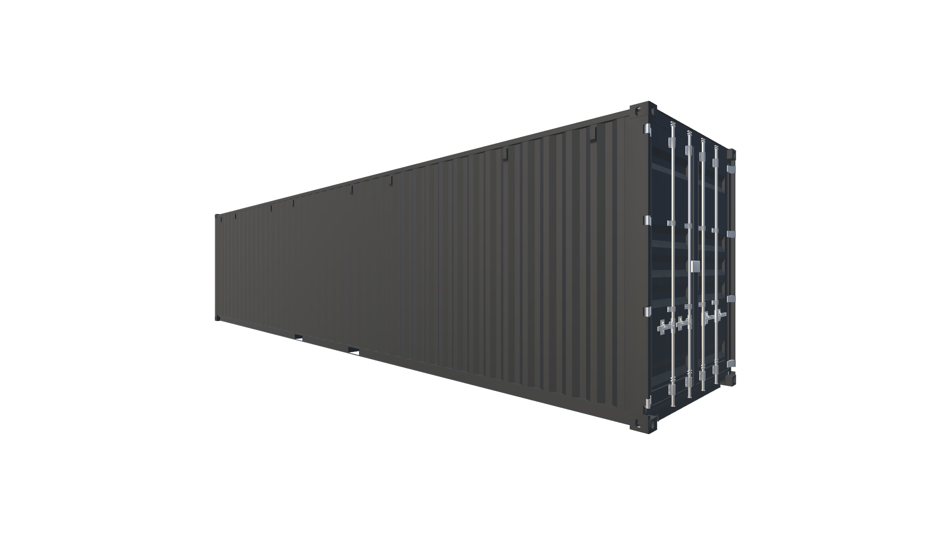 40 Fuß HighCube Container Screenshot - Hinten Links