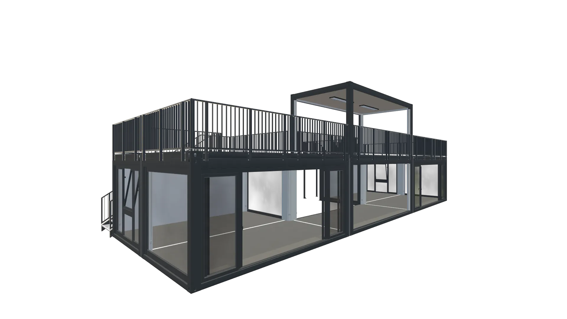 Festivalcontainer Entwurf Screenshot - Vorne Links Festivalcontainer Entwurf Screenshot - Vorne Links