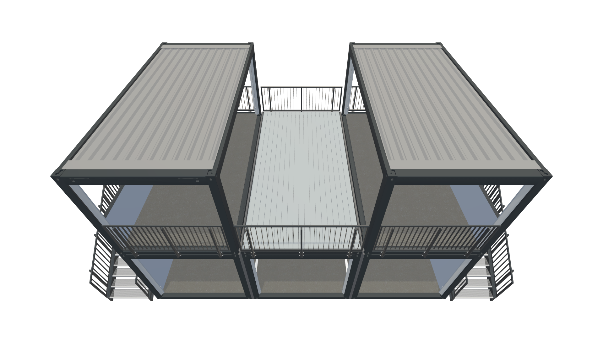 Gastro-Modul Skyline Screenshot - Schräg Oben