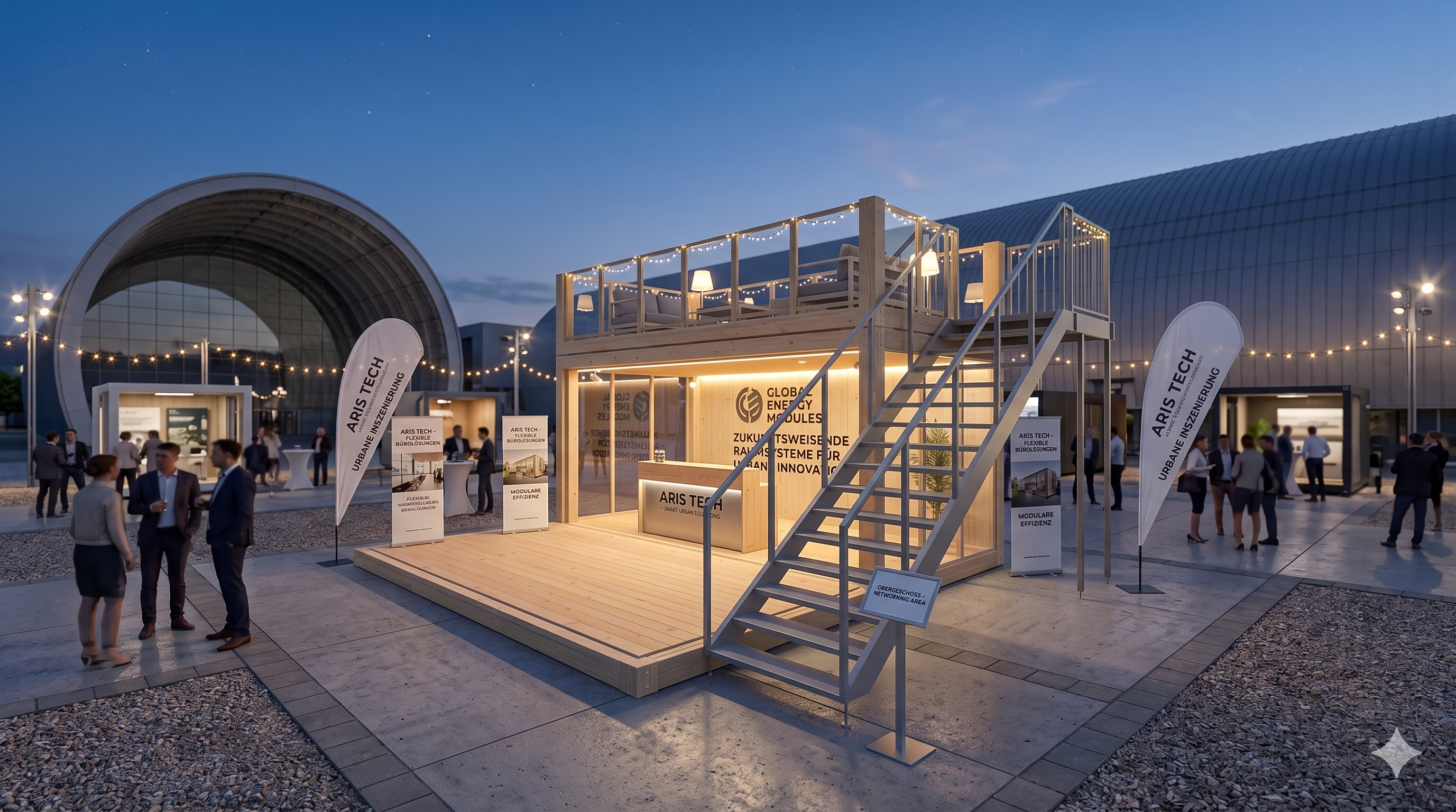 Messecontainer Entwurf 211 - Holzmodul