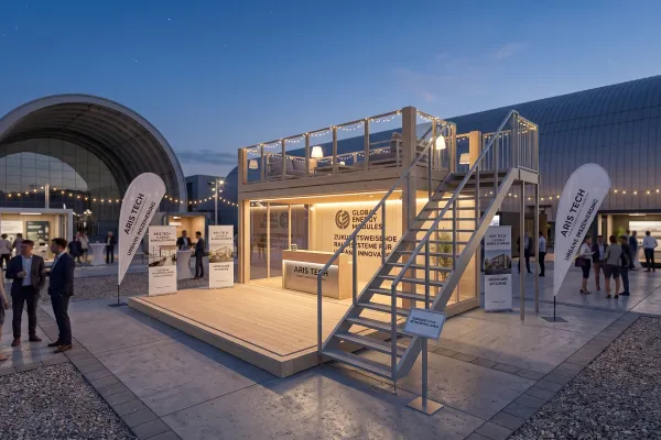 Messecontainer Entwurf 211 - Foto Messecontainer Entwurf 211 - Holzmodul