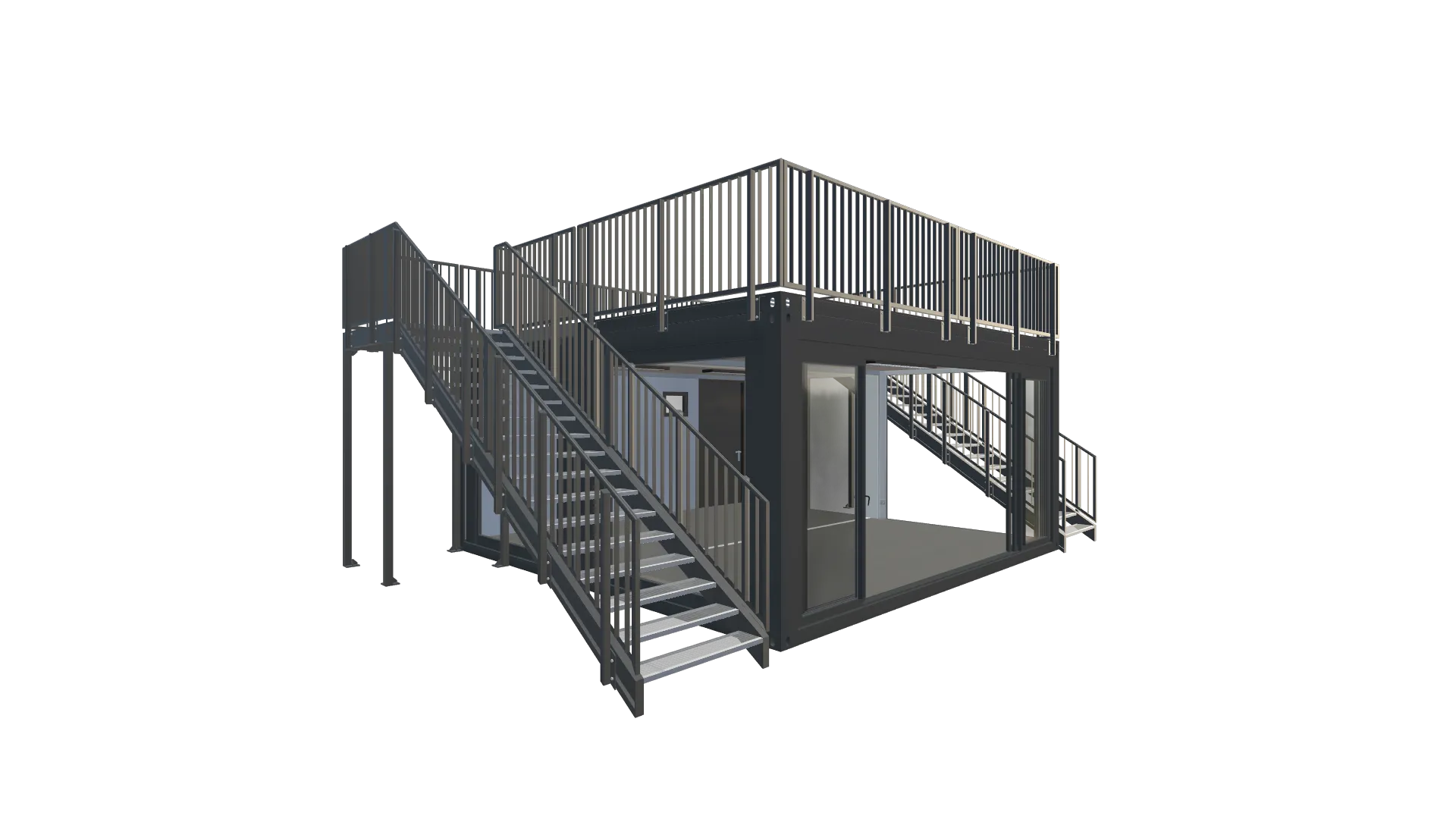 Messecontainer Entwurf 56 Screenshot - Vorne Rechts Messecontainer Entwurf 56 Screenshot - Vorne Rechts