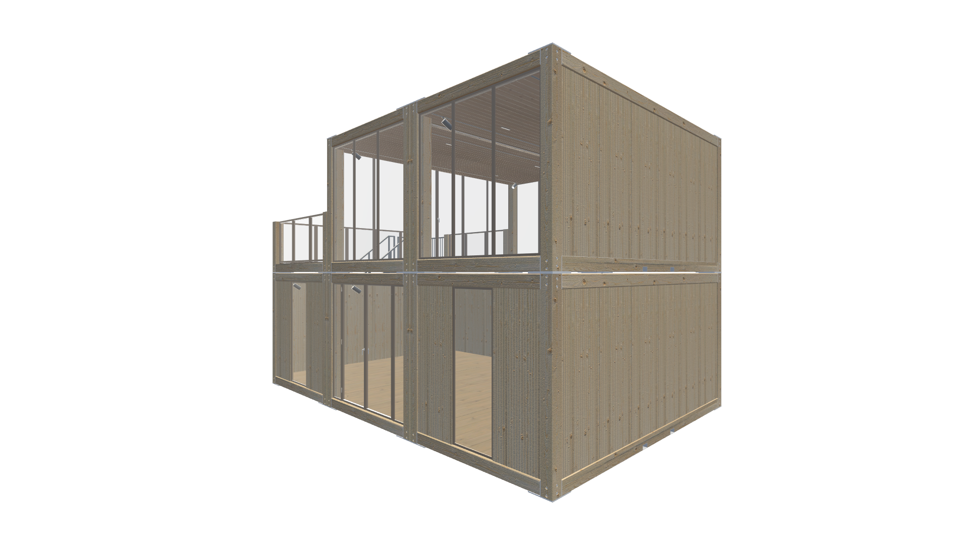 Festivalcontainer Entwurf 219 Screenshot - Vorne Links