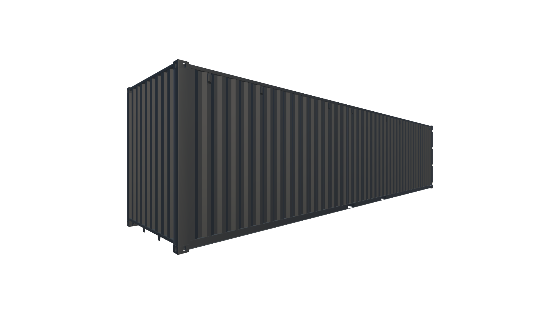 40 Fuß HighCube Container Screenshot - Hinten Rechts