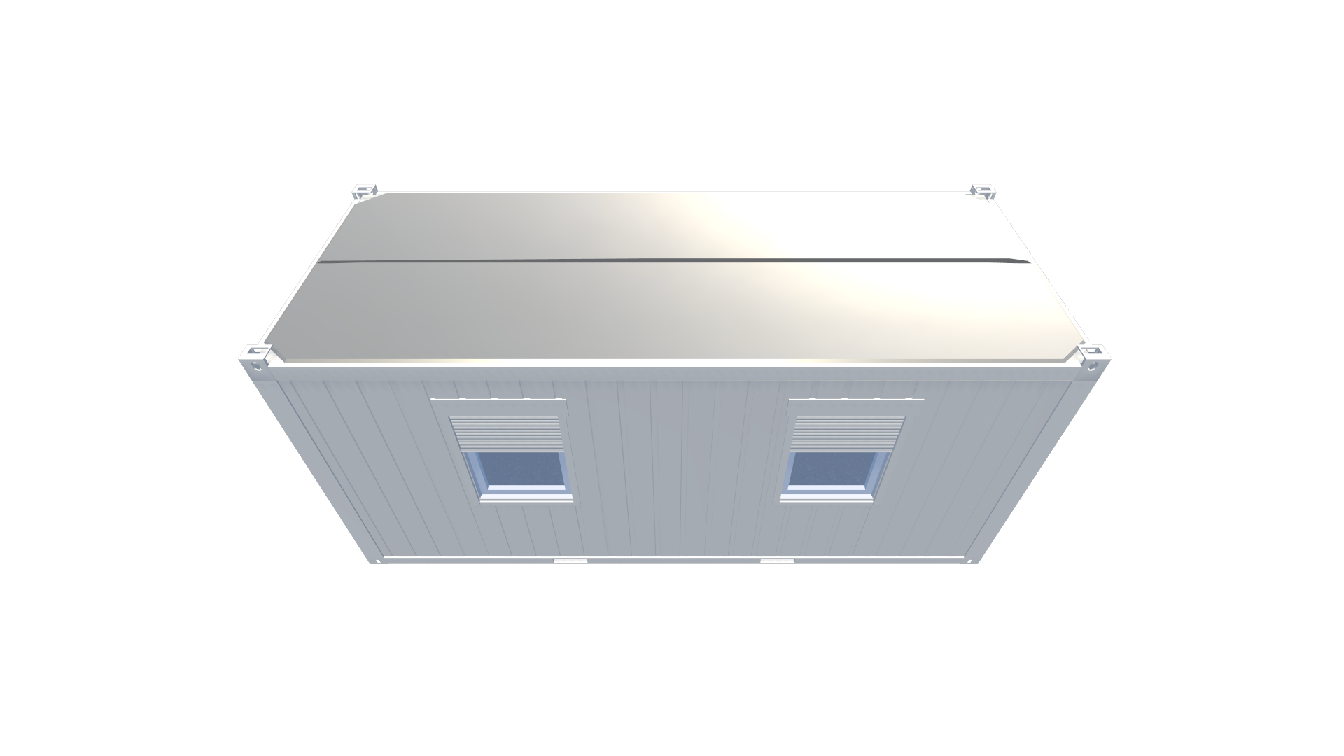 Classic Line Bürocontainer | 20' FR Screenshot - Schräg Oben