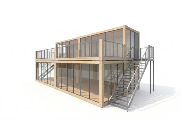 Woodline | Entwurf 231 - Foto Woodline | Entwurf 231 - Holzmodul
